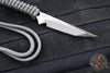 Strider Knives Mini Fighter Fixed Blade- Tanto Edge- Grey Cord "MINIF"