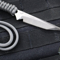 Strider Knives Mini Fighter Fixed Blade- Tanto Edge- Grey Cord "MINIF"