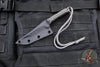 Strider Knives Mini Fighter Fixed Blade- Tanto Edge- Grey Cord "MINIF"