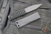 Large Strider Steel Nail- Black Oxide S30V Stamped- Black Cord