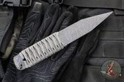 Strider Nail- Titanium- Blued And Zig Zag Flamed- Grey Cord ZIG1