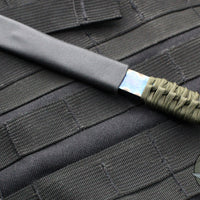 Strider Flamed And Blued Titanium Nail- Green Cord