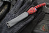 Strider Titanium Nail - Push Dagger Configuration- Blued Finish- Red/Black Cord "RBC8"