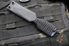 Strider Blue Anodized Titanium Nail -  Push Dagger Configuration- Black Cord