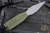 Strider Flamed Titanium Nail -  Push Dagger Arrow Configuration- Green Cord