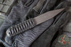 Large Strider Steel Nail- Black Oxide S30V Stamped- Black Cord