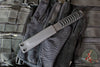 Large Strider Steel Nail- Black Oxide S30V Stamped- Black Cord