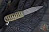 Large Strider Steel Nail- Black Oxide S30V Stamped- Green Cord