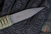 Large Strider Steel Nail- Black Oxide S30V Stamped- Green Cord