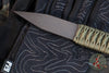 Large Strider Steel Nail- Black Oxide S30V Stamped- Green Cord