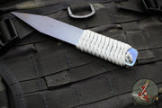 Strider Titanium Nail - FATTY- Blue Anodized- Grey Cord