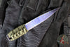 Strider Nail- Titanium- Flamed And Blued- Green Cord "nail1"