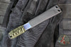Strider Nail- Titanium- Flamed And Blued- Green Cord "nail1"