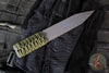 Strider Nail- Fatty- Titanium- Blued And Flamed- Green Cord "FATTYGC2"