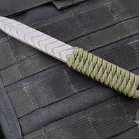 Strider Flamed Titanium Nail With OD Green Cord "GFL1"