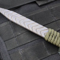 Strider Flamed Titanium Nail With OD Green Cord "GFL1"