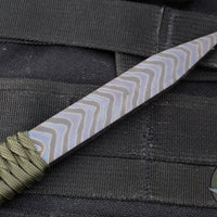 Strider Flamed Titanium Nail With OD Green Cord "GFL1"