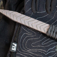 Strider- Titanium Nail- Flamed Arrow Pattern- Black Cord