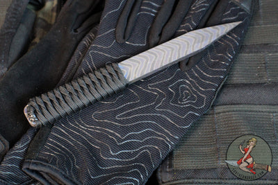 Strider- Titanium Nail- Flamed Arrow Pattern- Black Cord