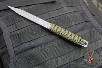 Strider Flamed Titanium Nail With OD Green Cord 