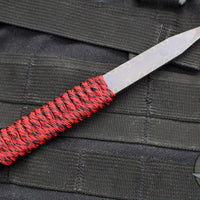 Strider Titanium Nail - Blue Anodized And Flamed- Red/Black Cord RB3