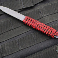 Strider Titanium Nail - Blue Anodized And Flamed- Red/Black Cord RB3