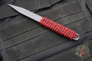 Strider Titanium Nail - Blue Anodized And Flamed- Red/Black Cord RB3