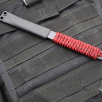 Strider Titanium Nail - Blue Anodized And Flamed- Red/Black Cord RB3