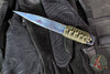 Strider Nail- Titanium- Flamed And Blued- Green Cord "nail1"