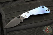 Mick Strider Knives PT - Gen 3- Blue/Purple Anodized Titanium Handle- Black Magnacut Blade- Black Hardware