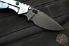 Mick Strider Knives PT - Gen 3- Blue/Purple Anodized Titanium Handle- Black Magnacut Blade- Black Hardware