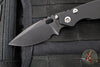 Mick Strider Knives PT Gen 3- "PerT-E"- Drop Point- Black Finished Titanium Handle- Black Finished Magnacut Steel Blade