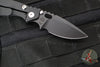 Mick Strider Knives PT Gen 3- "PerT-E"- Drop Point- Black Finished Titanium Handle- Black Finished Magnacut Steel Blade