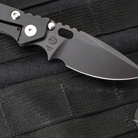 Mick Strider Knives PT Gen 3- "PerT-E"- Drop Point- Black Finished Titanium Handle- Black Finished Magnacut Steel Blade