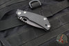 Mick Strider Knives PT Gen 3- "PerT-E"- Drop Point- Black Finished Titanium Handle- Black Finished Magnacut Steel Blade