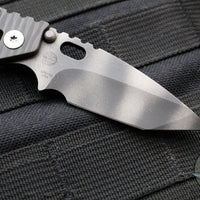 Mick Strider Knives PT- Tanto Edge- Tiger Stripe Camo Finished Blade- Double Flamed Titanium Handle