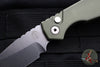 Protech Pro Strider PT + Solid Green Body- Stonewash Magnacut Steel Blade Blade Show 2024 LE Of 100