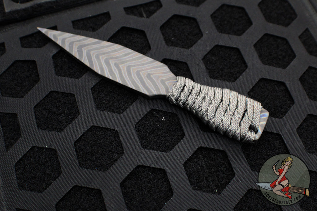 Strider Flamed Titanium Nail - Push Dagger Configuration | Southern Edges