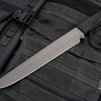 Strider Knives Short Sword- Black Oxide Finish- Black Cord- MAGNACUT Steel