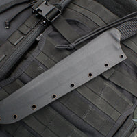 Strider Knives Short Sword- Black Oxide Finish- Black Cord- MAGNACUT Steel