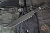 Strider Knives Short Sword- Bastinelli Wrapped- Starlingear Menuki- Black Blade