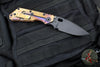 Strider SMF Folder- Drop Point- Copper Top/Anodized Titanium Handle- Black Magnacut Blade