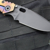 Strider SMF Folder- Drop Point- Copper Top/Anodized Titanium Handle- Black Magnacut Blade