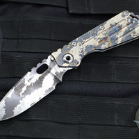 Mick Strider Performance Series SMF Folder- Spearpoint- Slotted Digicam Finished Titanium Handle- Digicam Finished Magnacut Steel Blade