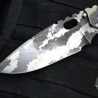 Mick Strider Performance Series SMF Folder- Spearpoint- Slotted Digicam Finished Titanium Handle- Digicam Finished Magnacut Steel Blade