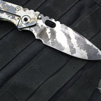 Mick Strider Performance Series SMF Folder- Spearpoint- Slotted Digicam Finished Titanium Handle- Digicam Finished Magnacut Steel Blade