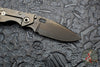 Mick Strider Performance Series SMF Folder- Slotted DLC Gunmetal Grey Finished Titanium Handle- Magnacut DLC Gunmetal Blade