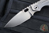 Mick Strider Performance Series SMF Folder- Slotted DLC Gunmetal Grey Finished Titanium Handle- Magnacut DLC Gunmetal Blade