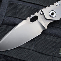 Mick Strider Performance Series SMF Folder- Slotted DLC Gunmetal Grey Finished Titanium Handle- Magnacut DLC Gunmetal Blade