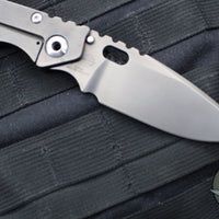 Mick Strider Performance Series SMF Folder- Slotted DLC Gunmetal Grey Finished Titanium Handle- Magnacut DLC Gunmetal Blade